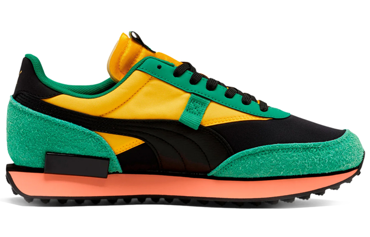 Order 퓨마 퓨처 라이더 게임온 (블랙/아마존 그린) 371320-03