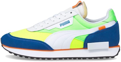 Puma Future Rider Play On 'White Fizzy Lime Royal' 371149-75 Puma Future Rider Play On 'White Fizzy Lime Royal' 371149-75