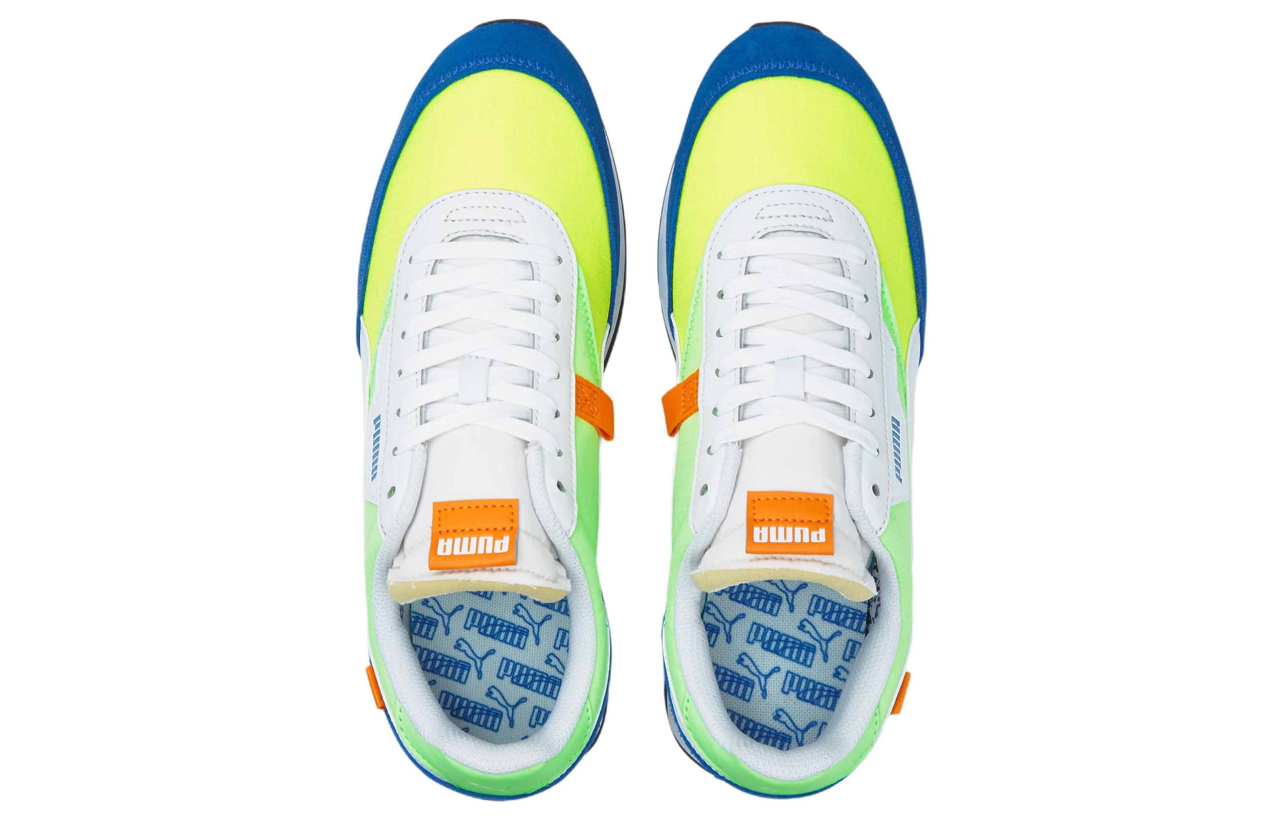 Lookbook Puma Future Rider Play On 'Putih Fizzy Lime Royal' 371149-75