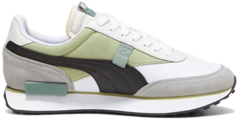 Puma Future Rider Play On 'White Green' 393473-05 Order Puma Future Rider Play On 'White Green' 393473-05