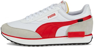 Puma Future Rider Play On 'White High Risk Red' 371149-90 Puma Future Rider Play On 'White High Risk Red' 371149-90