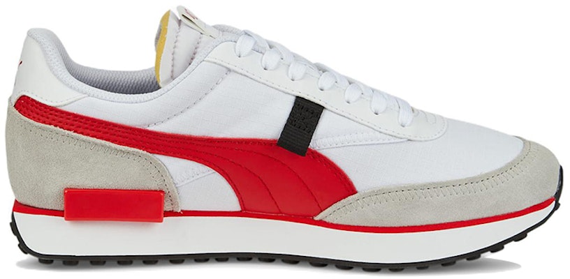 Puma Future Rider Play On 'White High Risk Red' 371149-90 Order Puma Future Rider Play On 'White High Risk Red' 371149-90