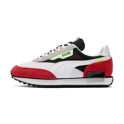 Puma Future Rider Retro 'White High Risk Red'