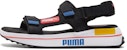 Puma Future Rider Sandal 'Black Star Sapphire' Hitam Star Safir 372318-04