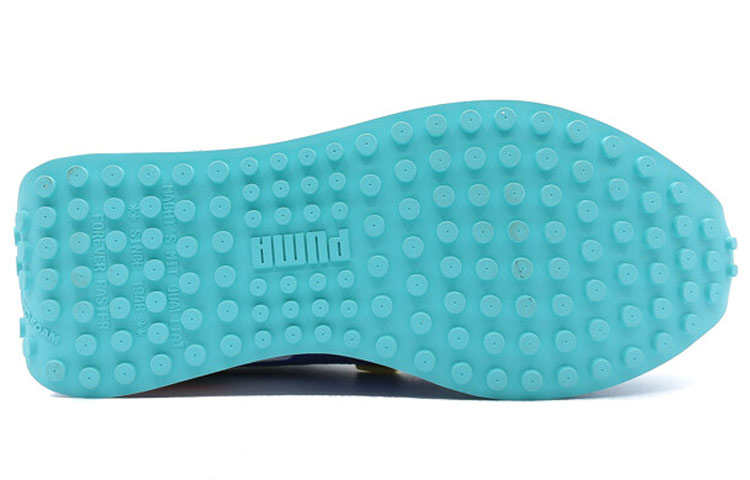 Puma Future Rider Slash Splicing Running Shoes Purple/Green 圖 5