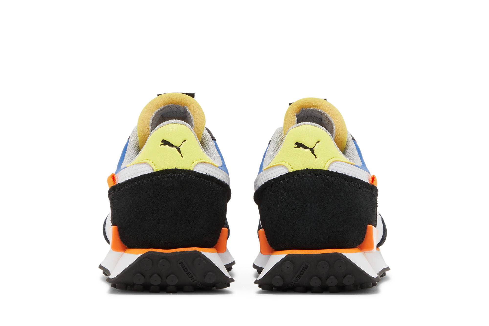 Details for (Primaria) Puma Future Rider Splash 'Gris Violeta Azul Victoria' 381854-03