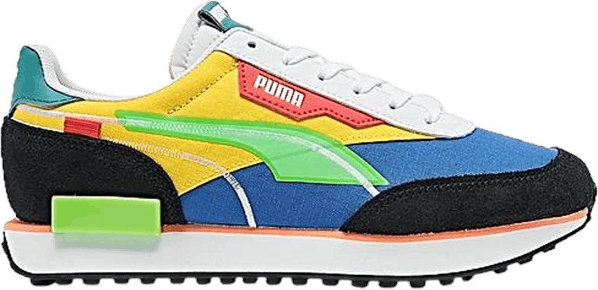 Grade School Puma Future Rider Twofold Blue Yellow 382016 08