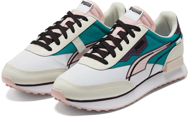 Puma Future Rider Twofold Low-tops Sport Shoes Gray/Green/White 380591-09 Order Puma Future Rider Twofold Low-tops Sport Shoes Gray/Green/White 380591-09