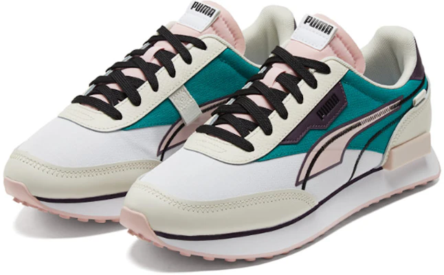 Puma Future Rider Deux Tons Baskets Basses Gris/Vert/Blanc 380591-09 Order Puma Future Rider Deux Tons Baskets Basses Gris/Vert/Blanc 380591-09