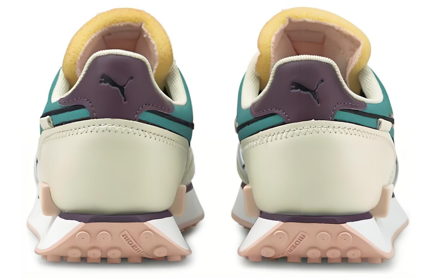 Shop Puma Future Rider Deux Tons Baskets Basses Gris/Vert/Blanc 380591-09