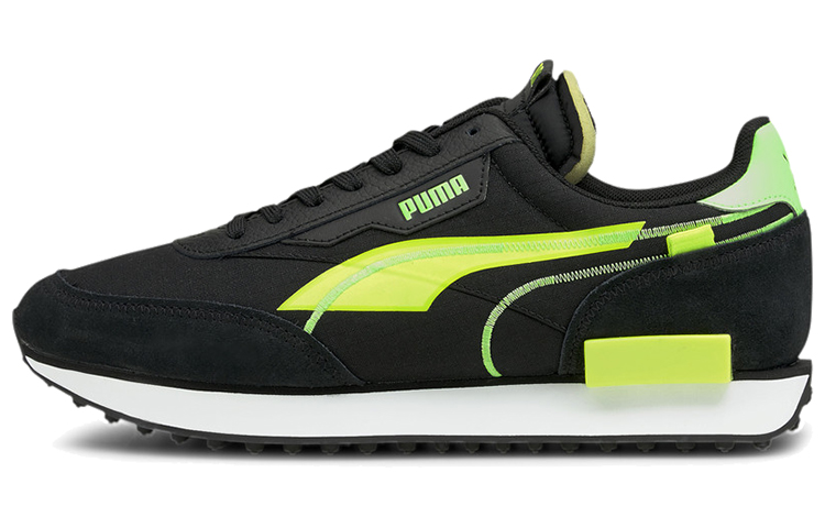 Puma Future Rider Twofold SD 'Black Yellow Alert' 381052-01
