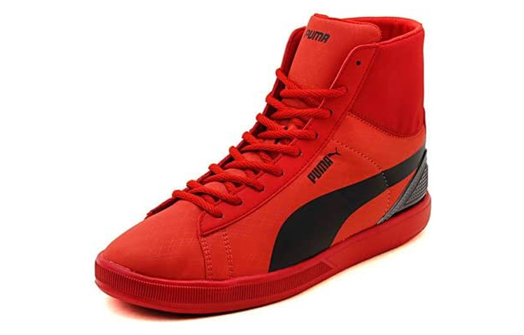Order Puma Future Suede Mid Lite 'Merah Metalik Hitam' 355898-01