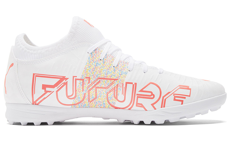 Puma Future TT Soccer Cleats White/Pink 圖 2