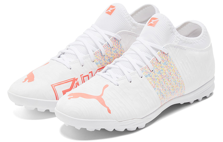 Puma Future TT Soccer Cleats White/Pink 圖 3
