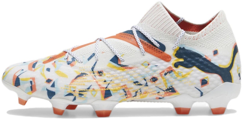PUMA Future 7 ULTIMATE CREATIVITY FG/AG 防滑 足球鞋 男款 米橙藍 Buy PUMA Future 7 ULTIMATE CREATIVITY FG/AG 防滑 足球鞋 男款 米橙藍
