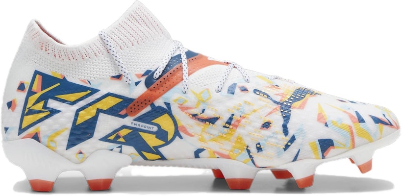 PUMA Future 7 ULTIMATE CREATIVITY FG/AG 防滑 足球鞋 男款 米橙藍 Order PUMA Future 7 ULTIMATE CREATIVITY FG/AG 防滑 足球鞋 男款 米橙藍