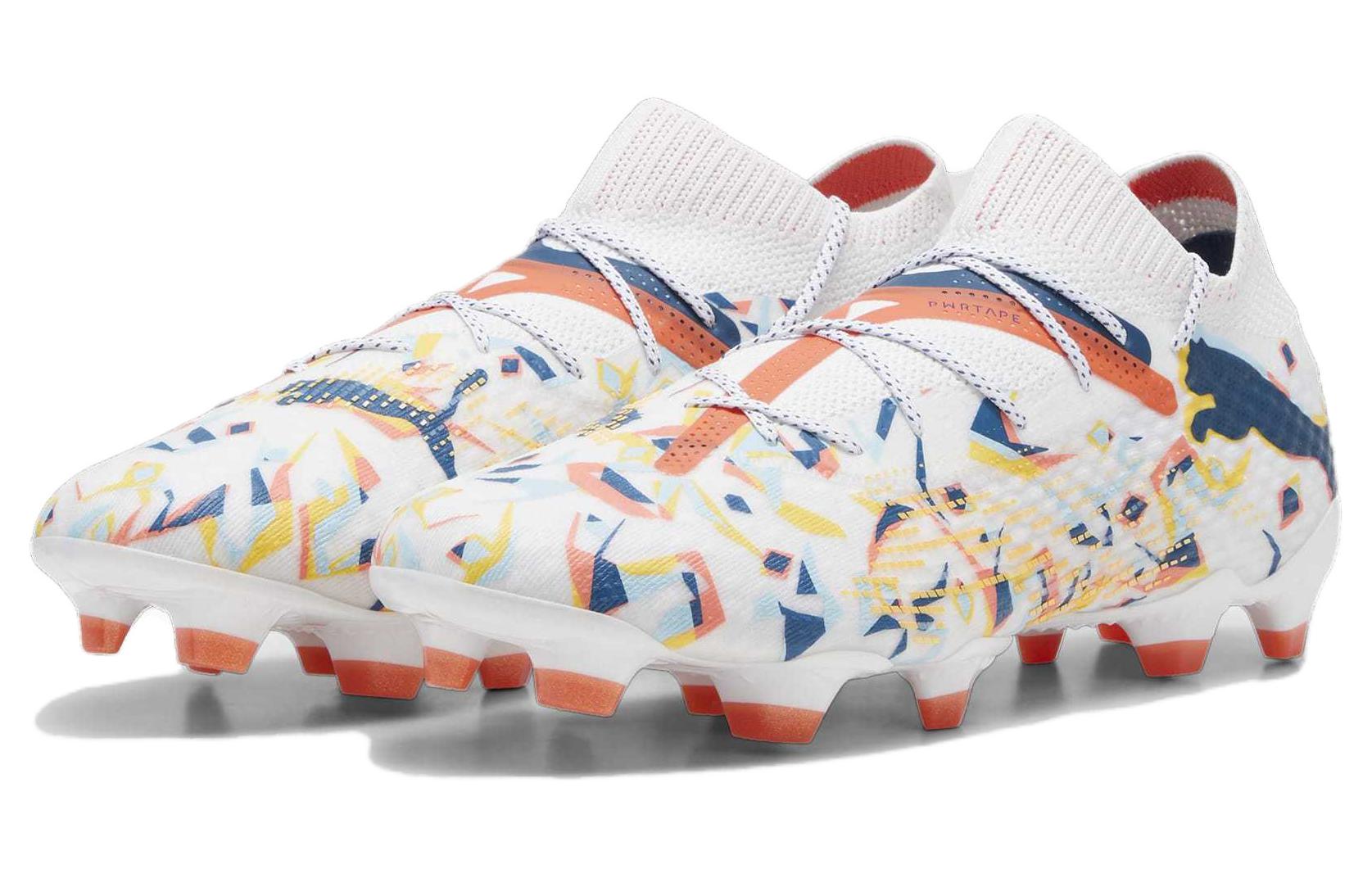 Lookbook PUMA Future 7 ULTIMATE CREATIVITY FG/AG 防滑 足球鞋 男款 米橙藍