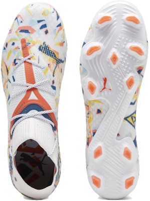 PUMA Future 7 ULTIMATE CREATIVITY FG/AG 防滑 足球鞋 男款 米橙藍 Shop PUMA Future 7 ULTIMATE CREATIVITY FG/AG 防滑 足球鞋 男款 米橙藍