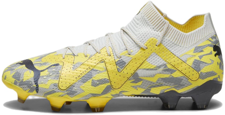 PUMA Future Ultimate FG/AG 人造草地 防滑耐磨 足球鞋 男款 黃灰白 Buy PUMA Future Ultimate FG/AG 人造草地 防滑耐磨 足球鞋 男款 黃灰白
