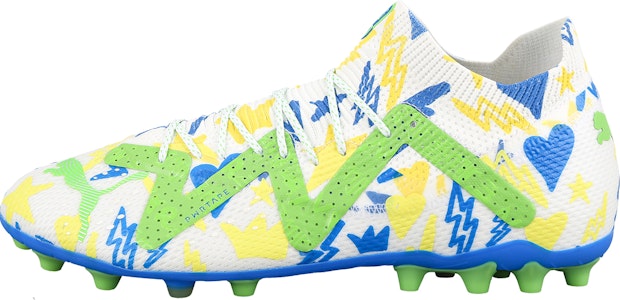 푸마 퓨처 얼티밋 x 네이마르 MG "화이트 블루 그린 레몬" 107616-01 Buy 푸마 퓨처 얼티밋 x 네이마르 MG "화이트 블루 그린 레몬" 107616-01