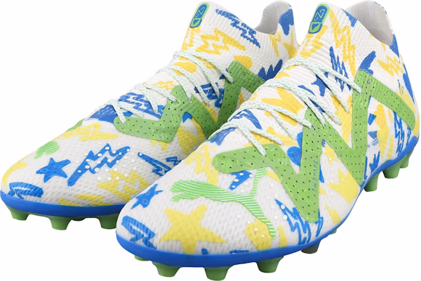 Puma Future Ultimate x Neymar MG 'White Blue Green Lemon Meringue' 107616-01 Lookbook Puma Future Ultimate x Neymar MG 'White Blue Green Lemon Meringue' 107616-01