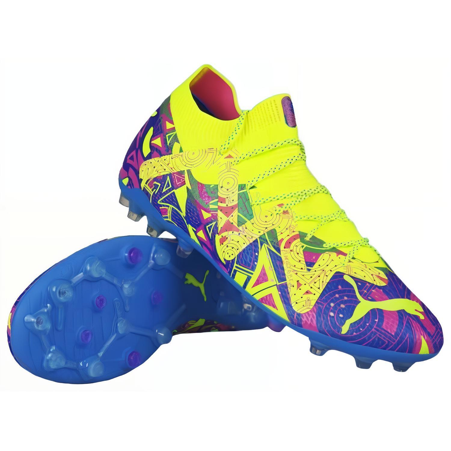 Shop プーマ フューチャーアルティメット MG 'ウルトラブルーイエロー' 107615-01 107615-01