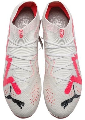 Puma Future Ultimate MG 'White Black Fire Orchid' 107358-01 Shop Puma Future Ultimate MG 'White Black Fire Orchid' 107358-01