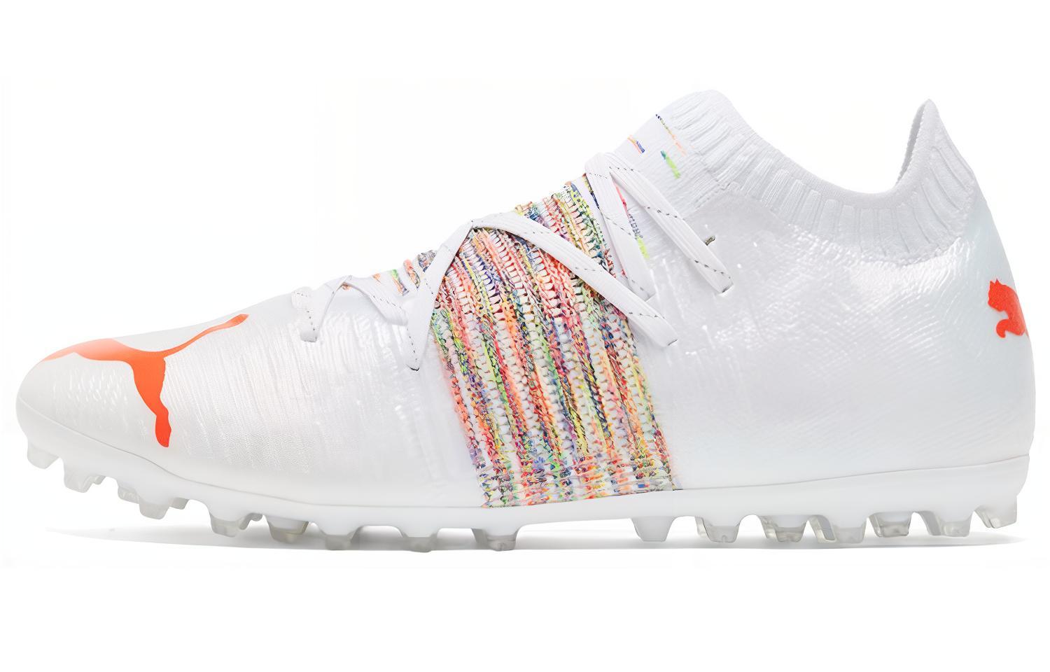 Puma Future z 1.1 MG Soccer Cleats White/Orange 106377-02