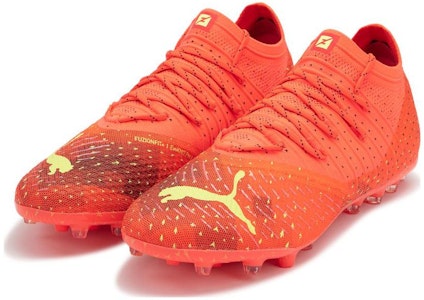PUMA Future Z 1.4 MG 防滑耐磨 足球鞋 橙黃色 Lookbook PUMA Future Z 1.4 MG 防滑耐磨 足球鞋 橙黃色