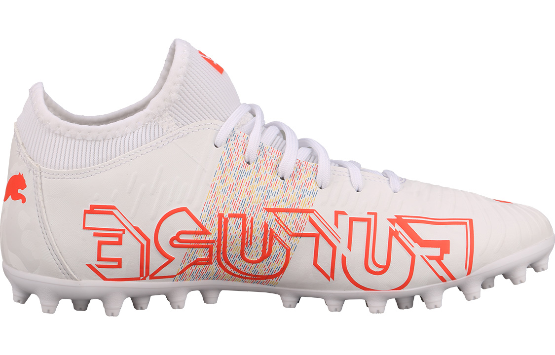 Puma Future Z 4.1 MG Soccer Shoes White/Orange 圖 2