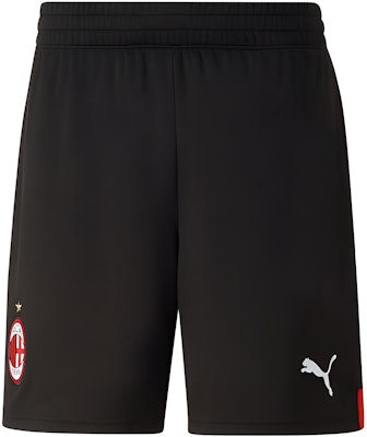 Puma FW22 AC Milan Solid Black Elastic Soccer Shorts for Men. 765856-01 Buy Puma FW22 AC Milan Solid Black Elastic Soccer Shorts for Men. 765856-01
