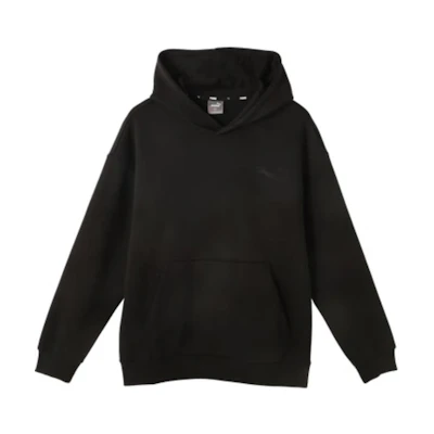 Puma FW24 Black Fleece Lined Casual Loose Fit Sweatshirt 686854-01