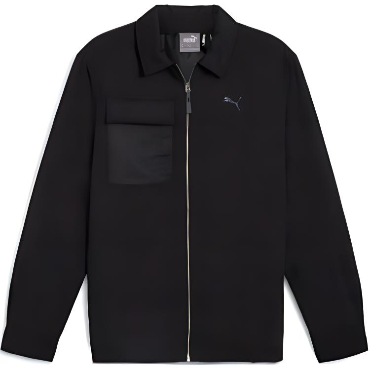 Puma FW24 Sportstyle Collection Black Long-Sleeve Jacket 684105-01