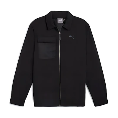 Puma FW24 Sportstyle Collection Black Long-Sleeve Jacket 684105-01
