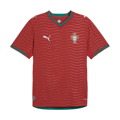 Puma FW25 Portugal Home Authentic Lightweight Soccer Jersey Short Sleeve. 783276-01