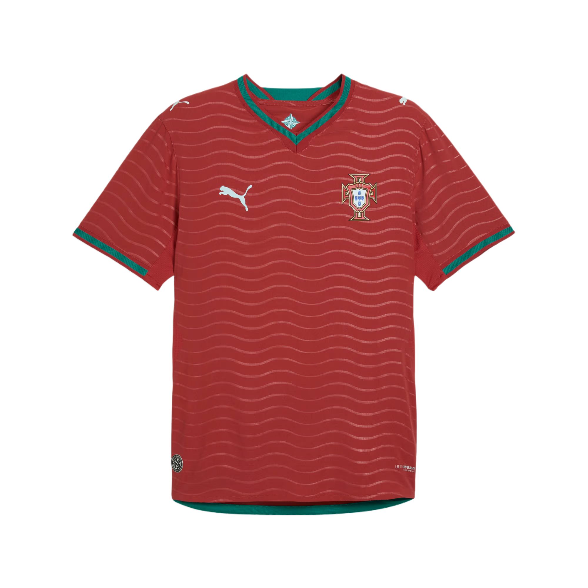 Puma FW25 Portugal Home Authentic Lightweight Soccer Jersey Short Sleeve. 783276-01
