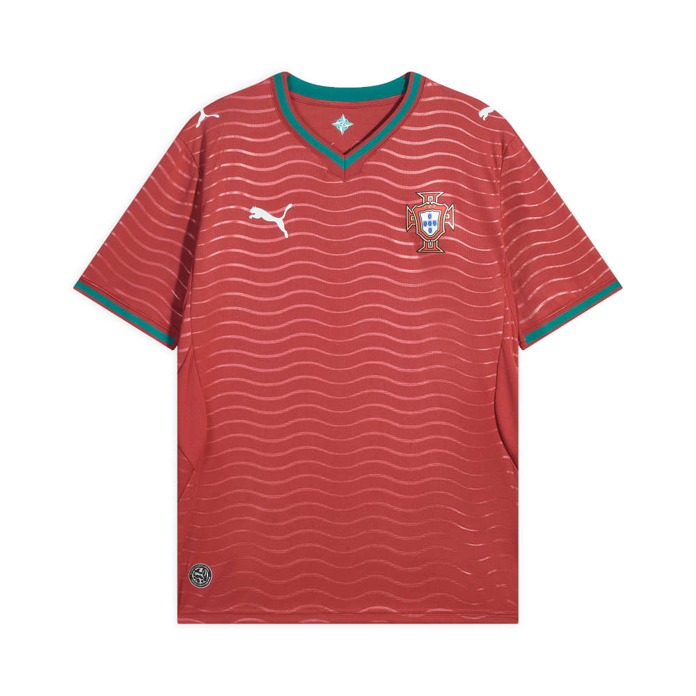 Puma FW25 Portugal Home Football Jersey Short-Sleeve V-Neck Fan Edition. 783278-01