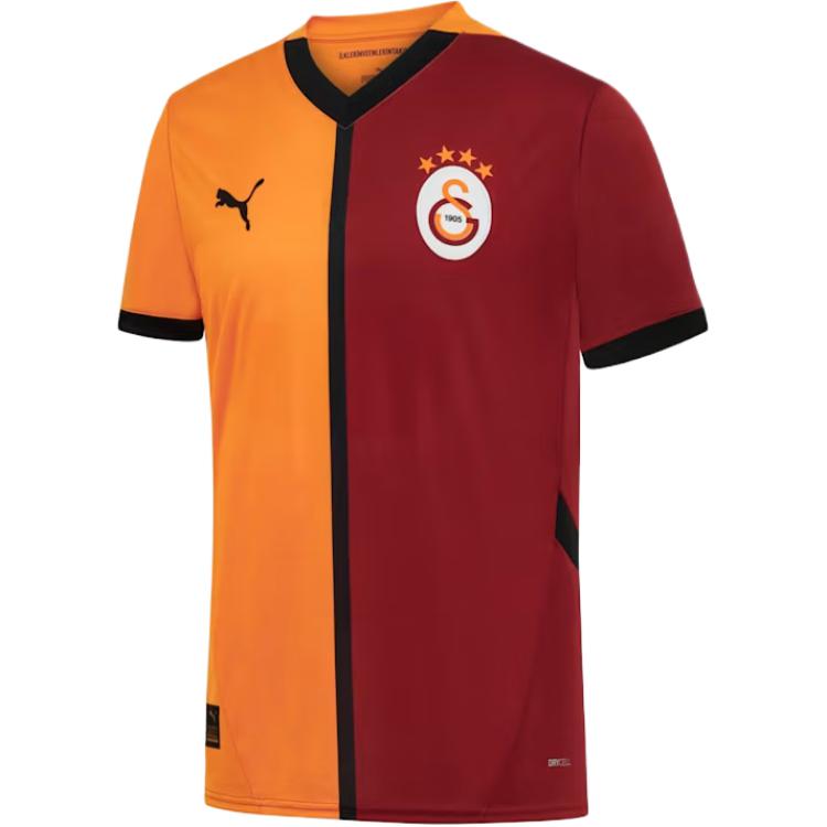 Puma Galatasaray 24/25 Home Short Sleeve Soccer Jersey - Orange 779650-01