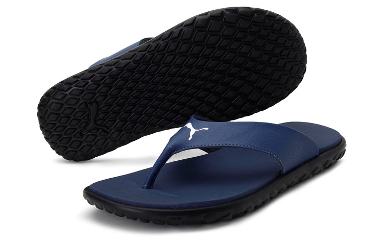 Lookbook プーマ ギャラクシー コンフォート サンダル (青) 374846-02