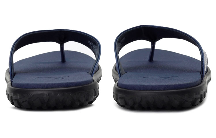 Shop プーマ ギャラクシー コンフォート サンダル (青) 374846-02