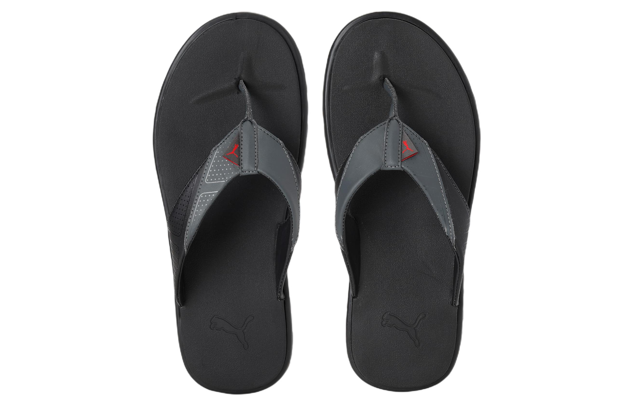 Lookbook 彪马Galaxy Comfort V2黑色款男女通用拖鞋 384460-01