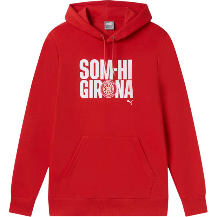 Puma Girona FC Red Hoodie - Printed Design, Comfortable Long Sleeve 687329-01