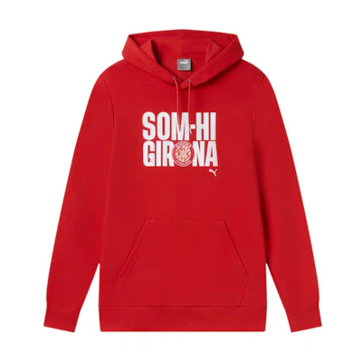 Puma Girona FC Red Hoodie - Printed Design, Comfortable Long Sleeve 687329-01