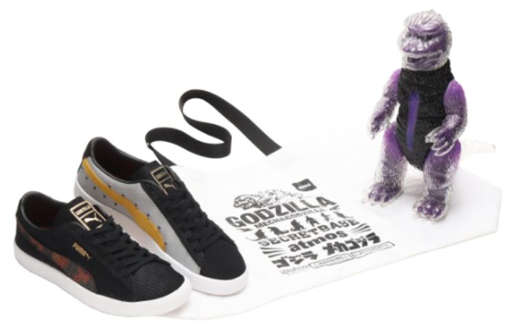 Puma Godzilla Atmos Suede VTG 'Black White Brown' 圖 7