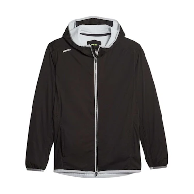 Puma Golf DRYLBL Packable Rain Jacket Black - Casual Hooded Long Sleeve 621515-01