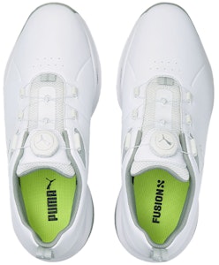 彪马高尔夫Fusion FX Disc '白灰软钉'高尔夫球鞋 195029-01 Lookbook 彪马高尔夫Fusion FX Disc '白灰软钉'高尔夫球鞋 195029-01