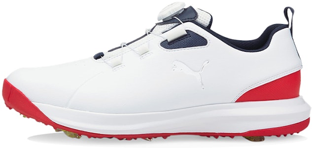 彪马高尔夫Fusion FX Disc软钉白红配色 195029-04 Buy 彪马高尔夫Fusion FX Disc软钉白红配色 195029-04