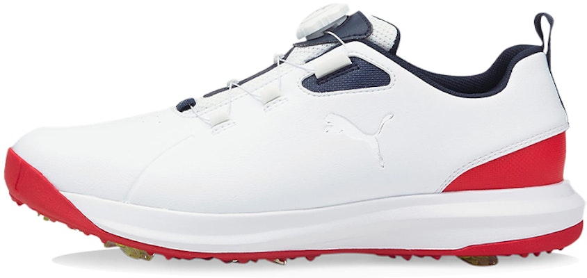 Puma Golf Fusion FX Disc 'Soft Spike White Red' 195029-04 Buy Puma Golf Fusion FX Disc 'Soft Spike White Red' 195029-04
