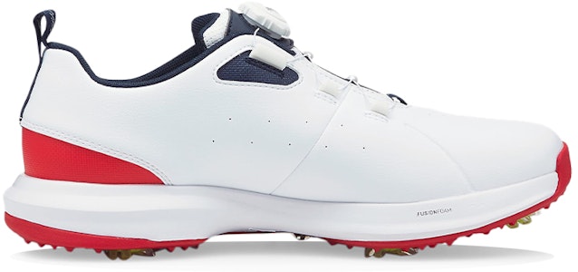 彪马高尔夫Fusion FX Disc软钉白红配色 195029-04 Order 彪马高尔夫Fusion FX Disc软钉白红配色 195029-04