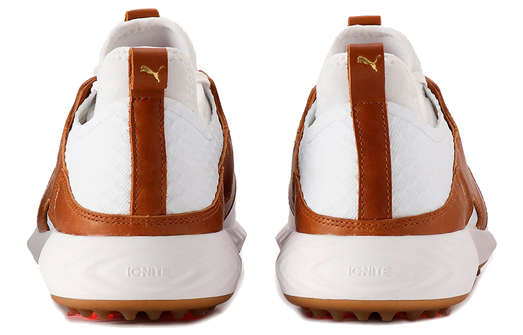 Shop Puma Golf Ignite Power Adapt 'White Brown' 193825-01